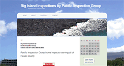 Desktop Screenshot of bigislandinspections.com